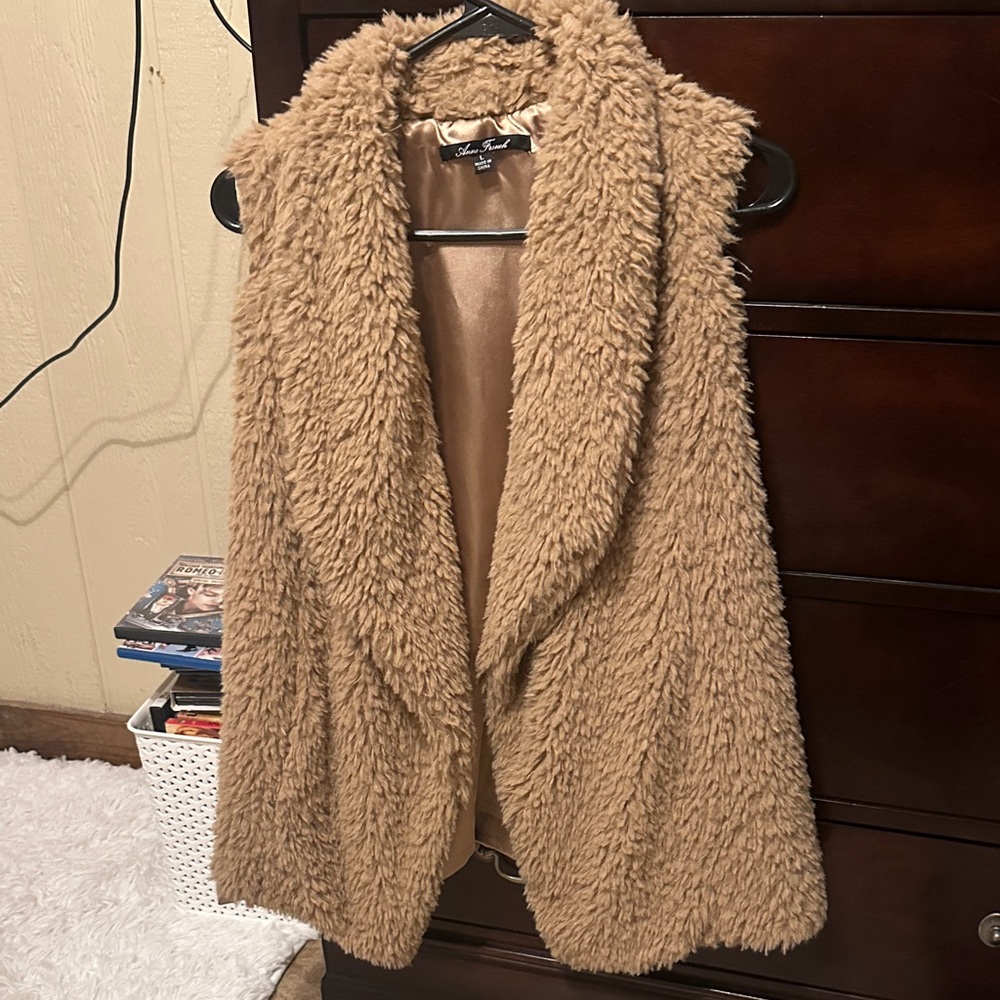 New Look Camel Teddy Jacket